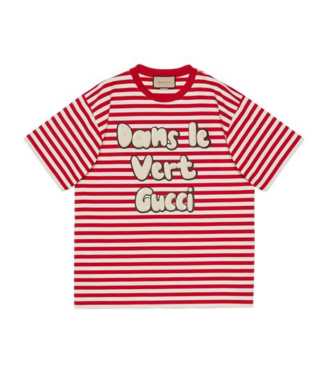 gucci garden t shirt|gucci t shirt striped.